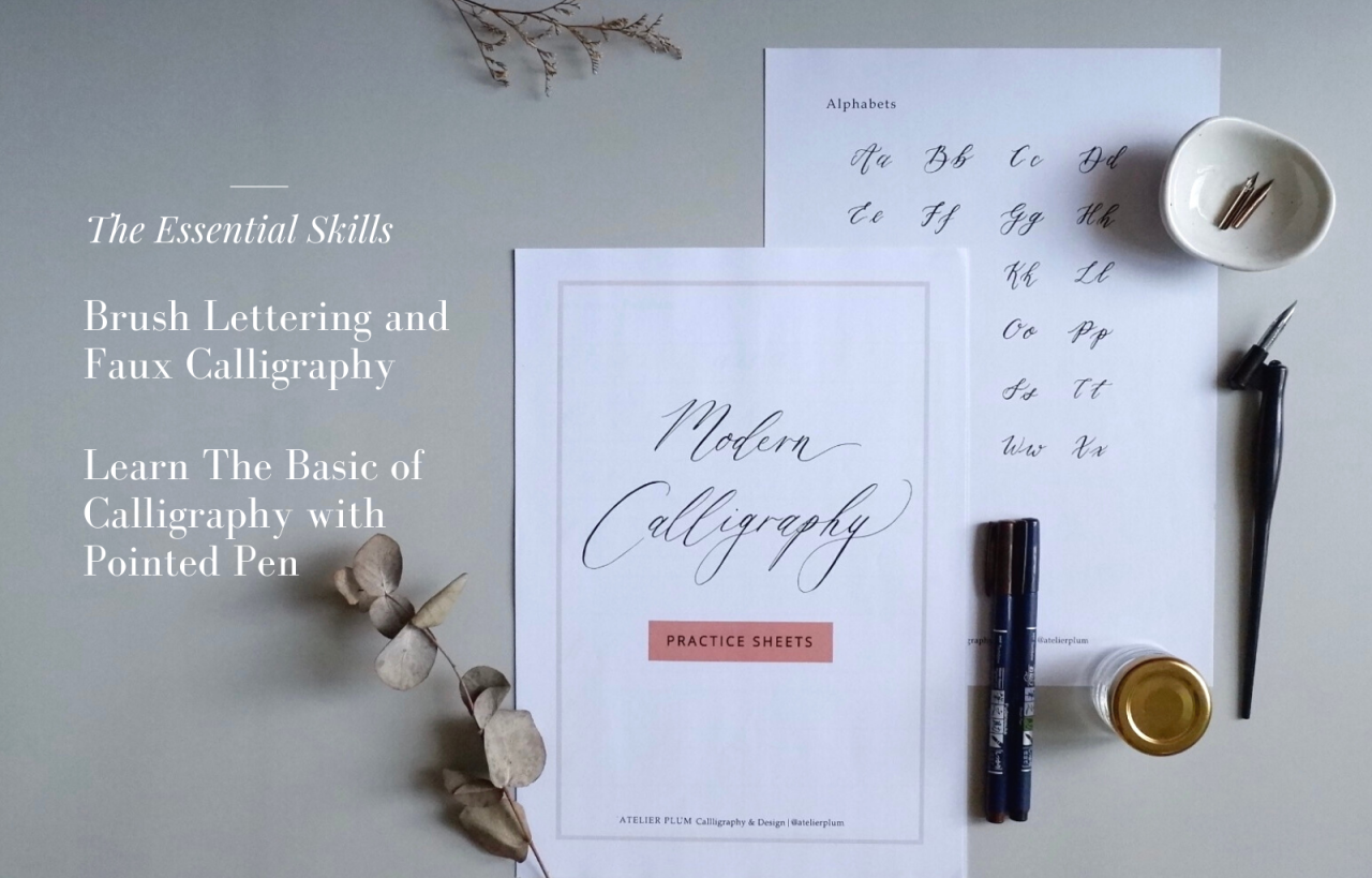 5 Gaya Hand Lettering Populer Yang Wajib Kamu Coba (Serif, Sans Serif, Script)