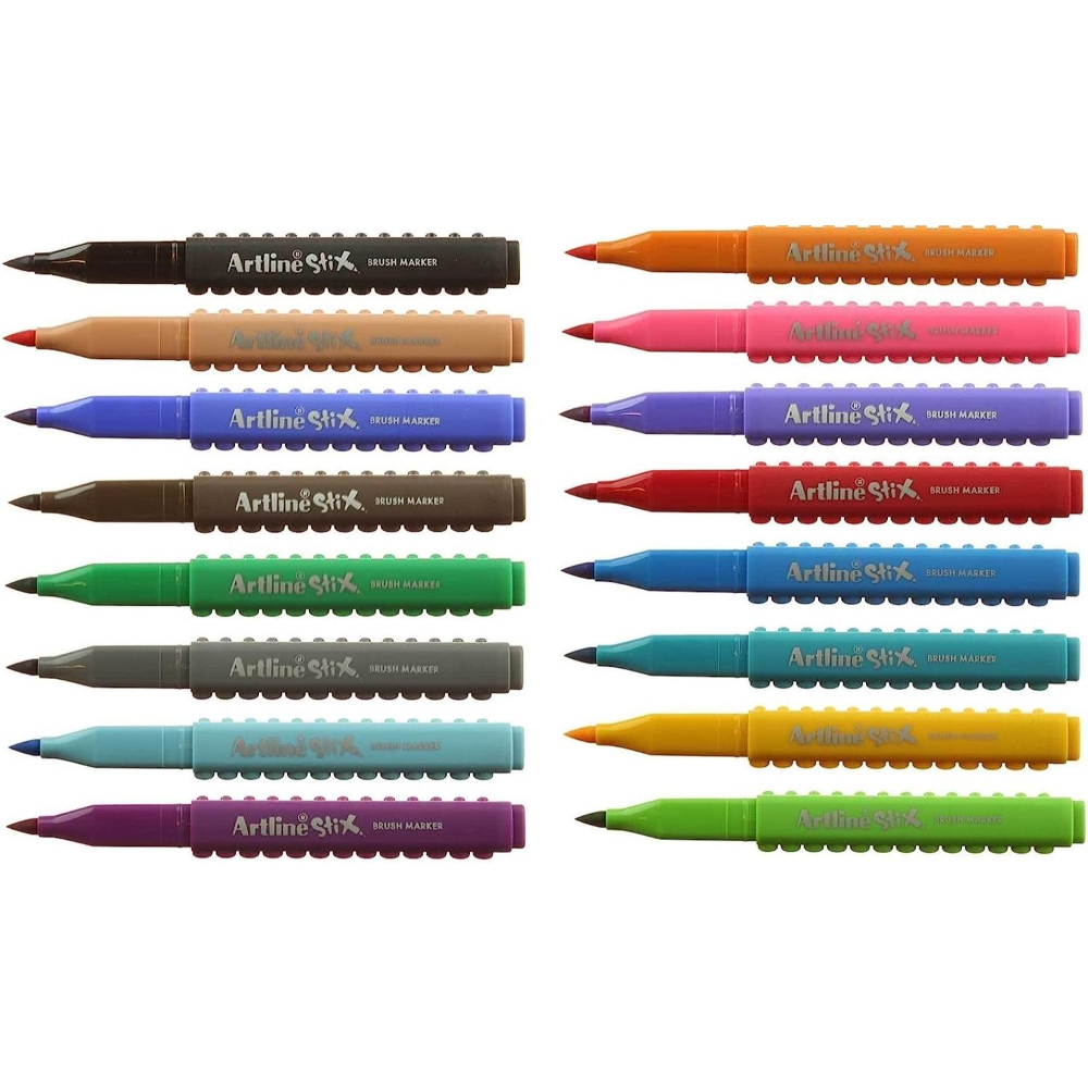Review Artline Stix Brush Marker Ujung Kuas Unik Dan Serbaguna