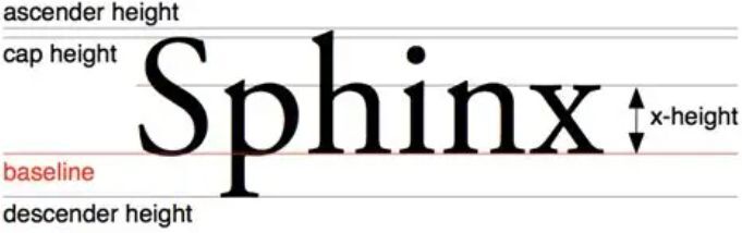 Memahami Istilah Dasar Baseline, Waistline, X-Height, Ascender, Descender