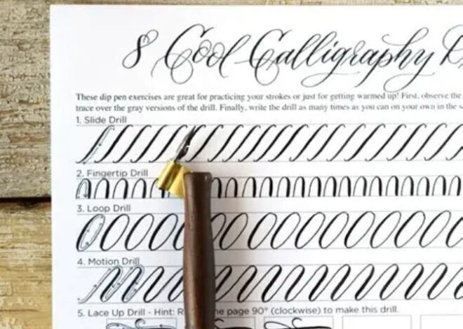 Latihan Drills Kaligrafi 10 Pola Untuk Melatih Konsistensi Goresan