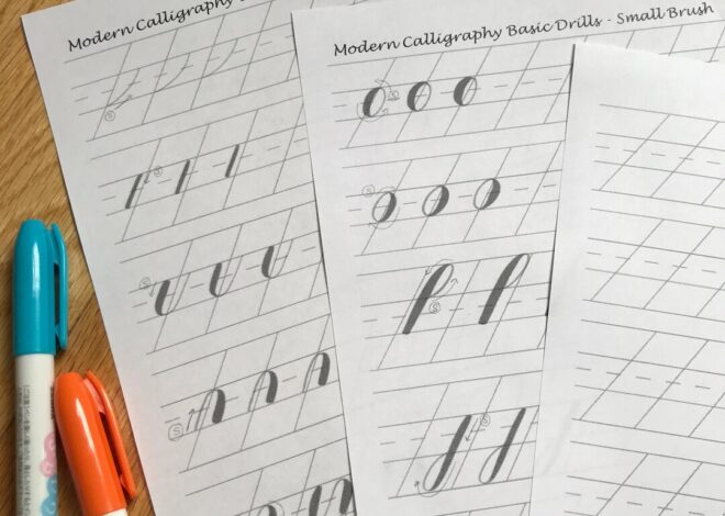 8 Latihan Basic Strokes (Sapuan Dasar) Kaligrafi Yang Wajib Dikuasai