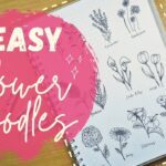 CARA MUDAH MENGGAMBAR BUNGA UNTUK PEMULA | Easy Flower Doodles | - YouTube