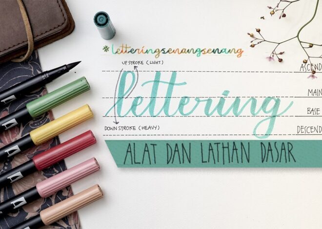 Tutorial Hand Lettering Di Media Berbeda (Kain Totebag, Kayu, Kaca)