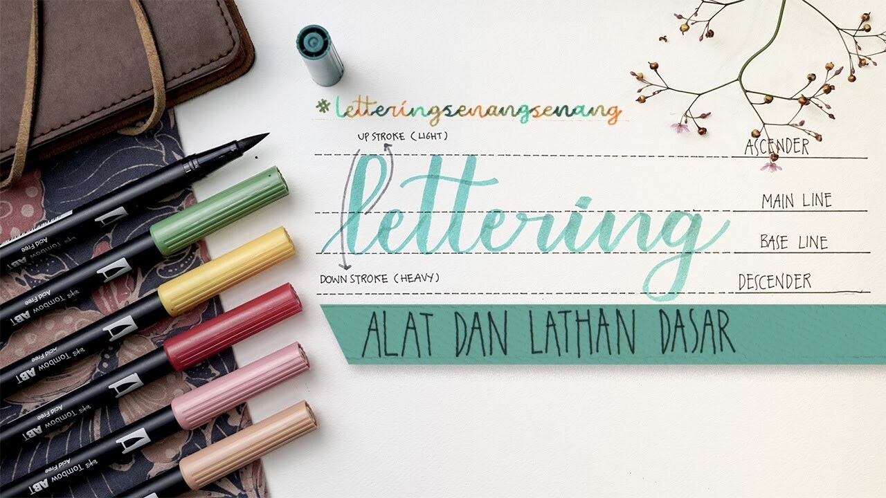 Tutorial Hand Lettering Di Media Berbeda (Kain Totebag, Kayu, Kaca)