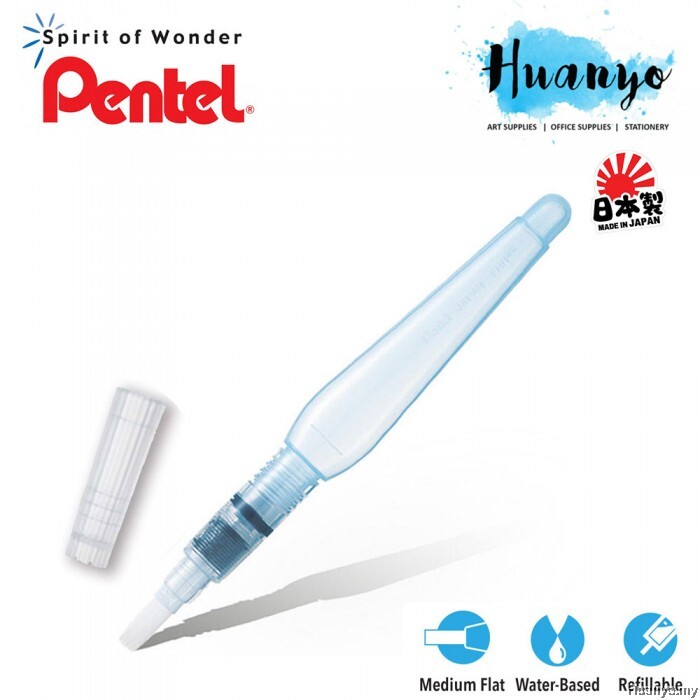Selain Brush Pen Review Pentel Aquash Water Brush Untuk Efek Cat Air