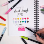 Tombow Dual Brush Pens Desk Stand | Swatches and Review - YouTube